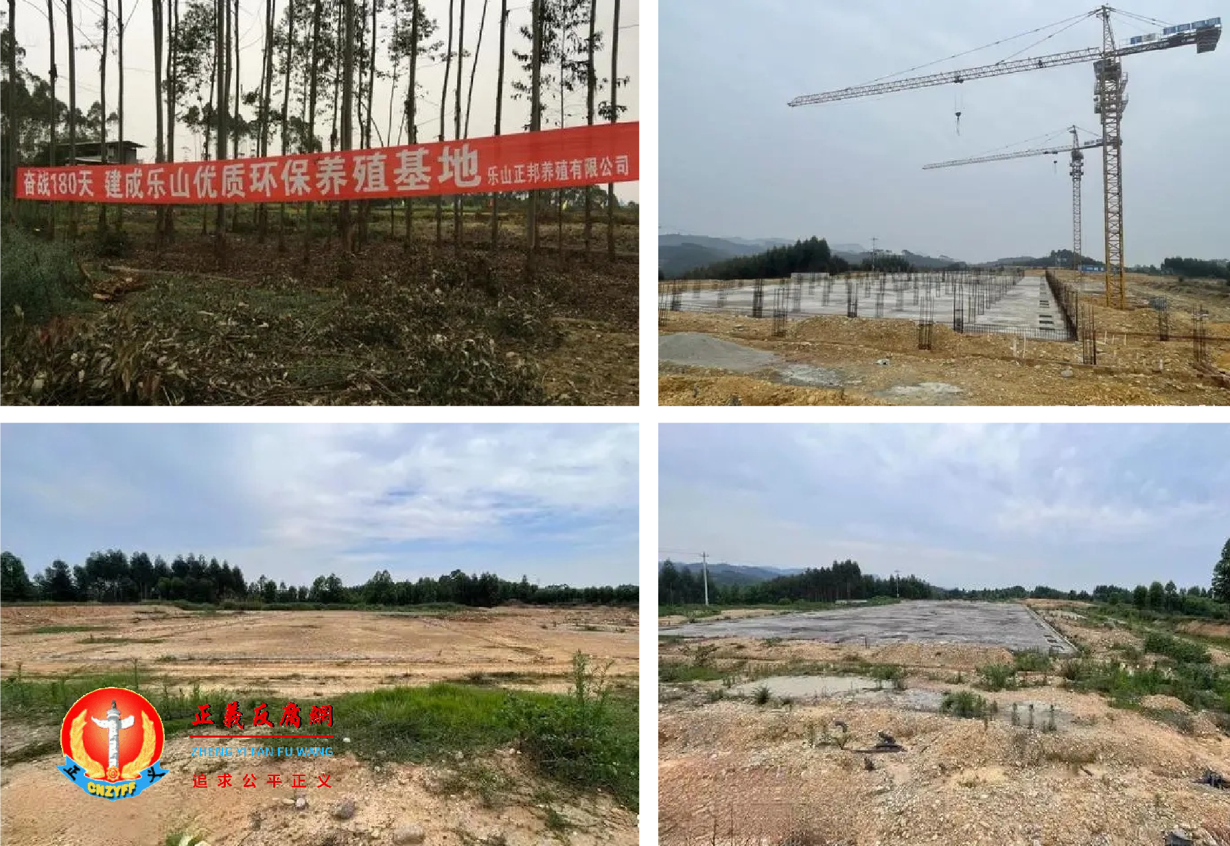 乐山市市中区白马镇开化村的300多亩土地被当地政府支持项目占用，该项目成烂尾荒芜的土地。.png